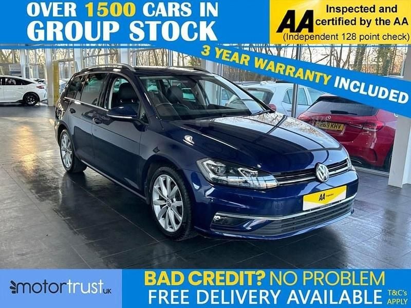Blue Used 2019 VW Golf VII GT Estate | £10,895 (Fair price) - Image 1/2