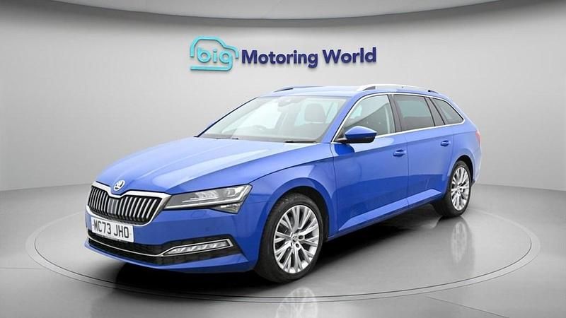 Used Skoda Superb SE L 150 HP (110 kW) 2024 Blue Estate