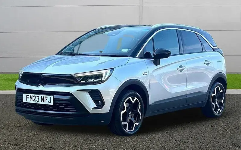 Used Vauxhall Crossland Ultimate 110 HP (80 kW) 2023 Silver SUV