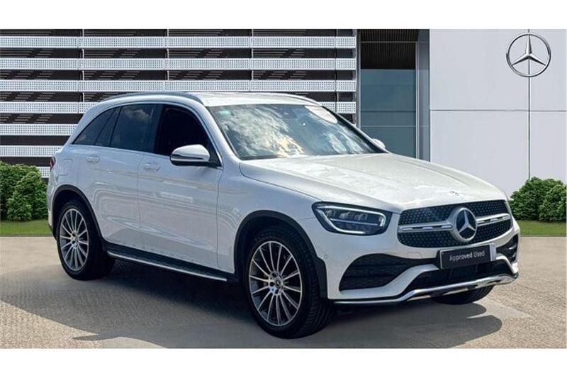 White Used 2021 Mercedes GLC300 AMG Line Premium SUV | £33,445 (Fair price) - Image 1/4