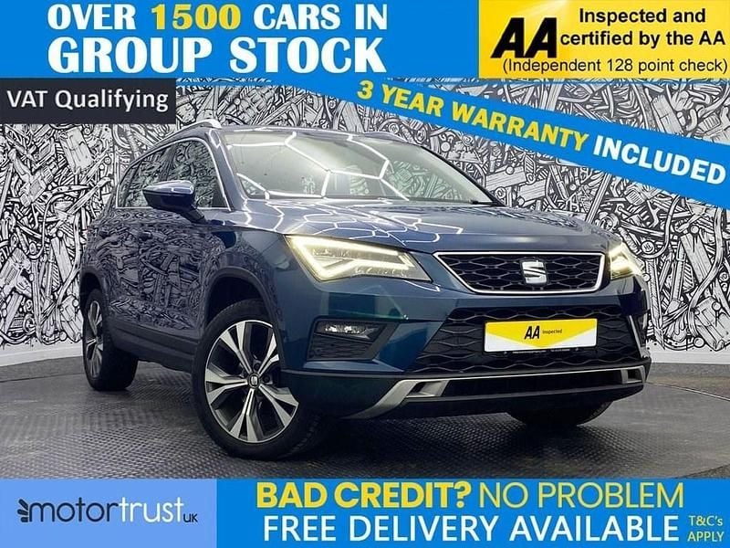 Blue Used 2020 Seat Ateca Ecomotive SUV | £9,895 (Fair price) - Image 1/2