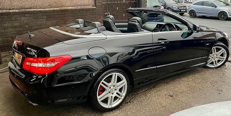 Used Mercedes E350 2011 Black Cabriolet