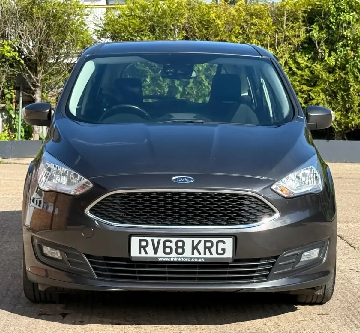 Used Ford Grand C-Max Zetec 125 HP (91 kW) 2018 Grey MPV