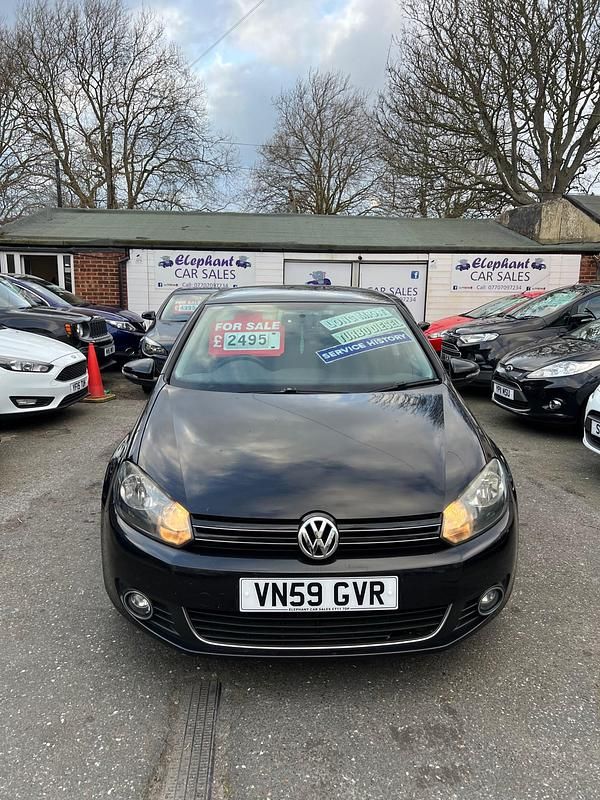 Used VW Golf VI GT 2009 Black Hatchback