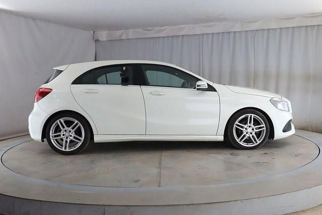 Used Mercedes A200 AMG line 136 HP (100 kW) 2016 White Hatchback