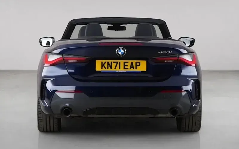 Used BMW 420 M Sport 184 HP (135 kW) 2021 Blue Cabriolet
