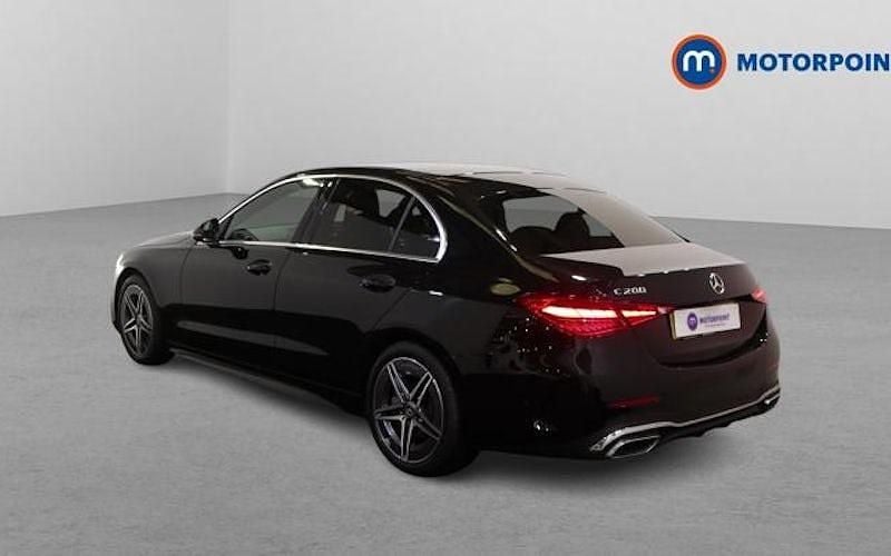 Used Mercedes C200 AMG line 204 HP (150 kW) 2025 Black Sedan