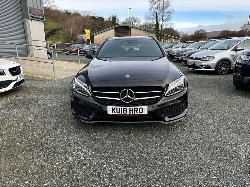 Used Mercedes C250 AMG line 2018 Black Estate