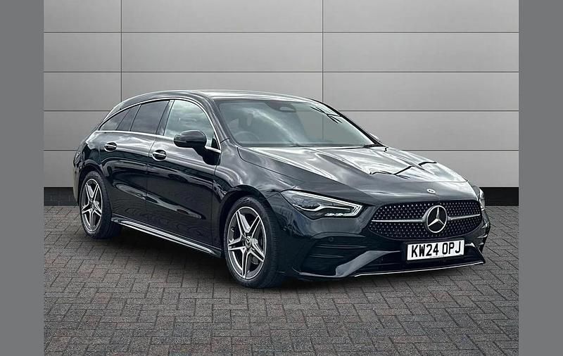 Black Used 2024 Mercedes CLA180 Executive Sedan | £23,950 (Good price) - Image 1/3