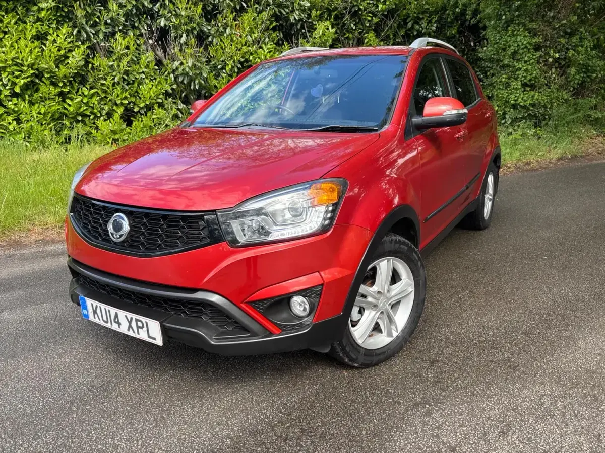 Used SsangYong Korando 2014 Red SUV