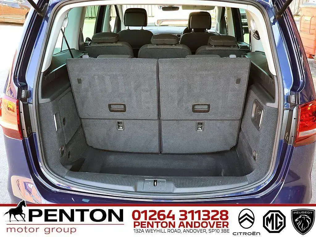 Used VW Sharan SE 150 HP (110 kW) 2020 Blue MPV