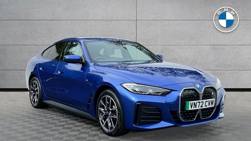 Used BMW i4 M Sport 246 kW (335 HP) 2022 Blue Sedan