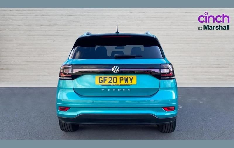 Used VW T-Cross R-line 115 HP (84 kW) 2020 Makena turquoise metallic SUV