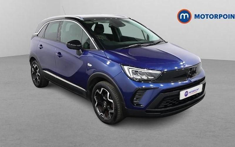 Used Vauxhall Crossland Ultimate 110 HP (80 kW) 2022 Blue SUV