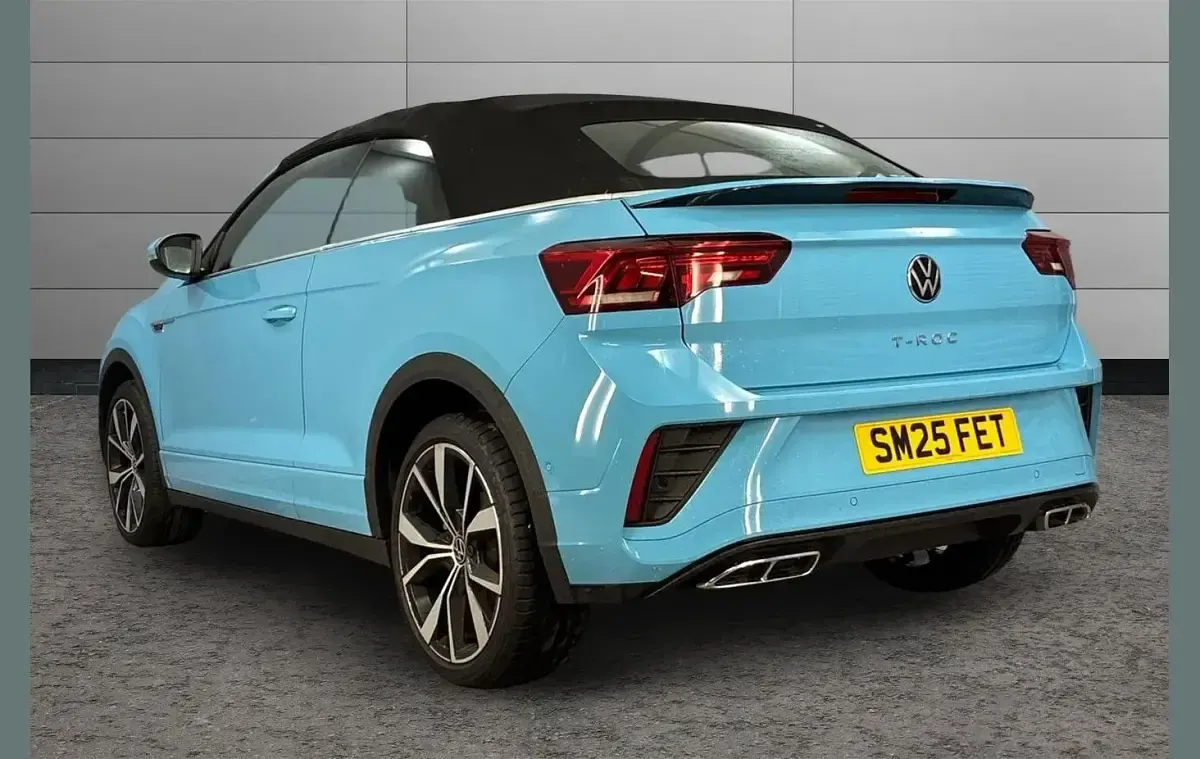 New VW T-Roc Cabriolet R-line 147 HP (108 kW) 2025 Blue Cabriolet