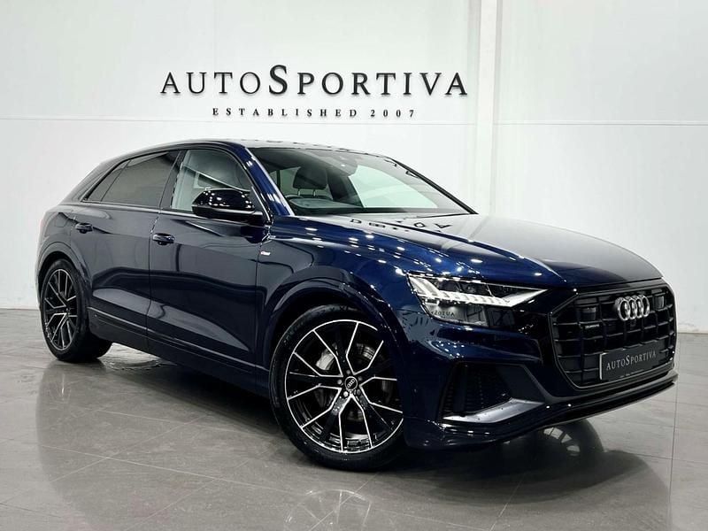 Blue Used 2023 Audi Q8 Black Edition SUV | £49,900 (Good price) - Image 1/3