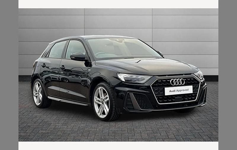 Mythos black Used 2022 Audi A1 S-Line Hatchback | £19,250 (Fair price) - Image 1/3