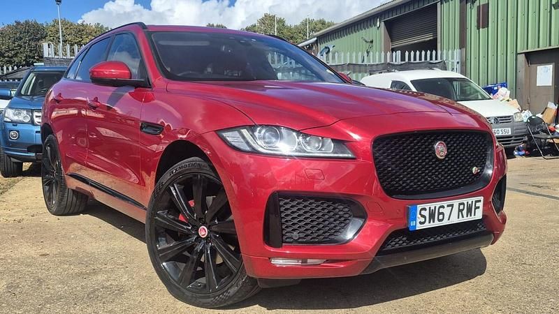 Red Used 2017 Jaguar F-Pace S SUV | £15,200 (Fair price) - Image 1/4