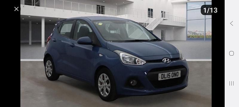 Blue Used 2015 Hyundai i10 SE Hatchback | £4,950 (A bit pricey) - Image 1/3