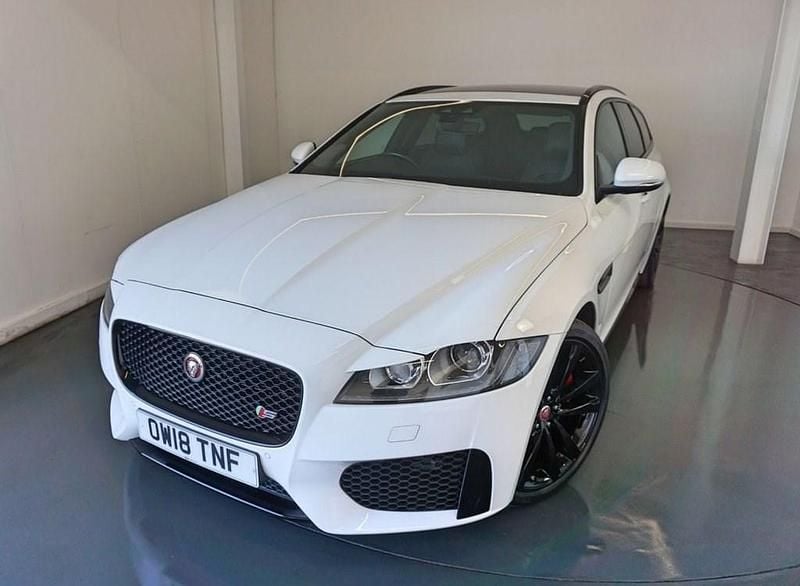 White Used 2018 Jaguar XF Sportbrake S Estate | £22,950 (Fair price) - Image 1/4