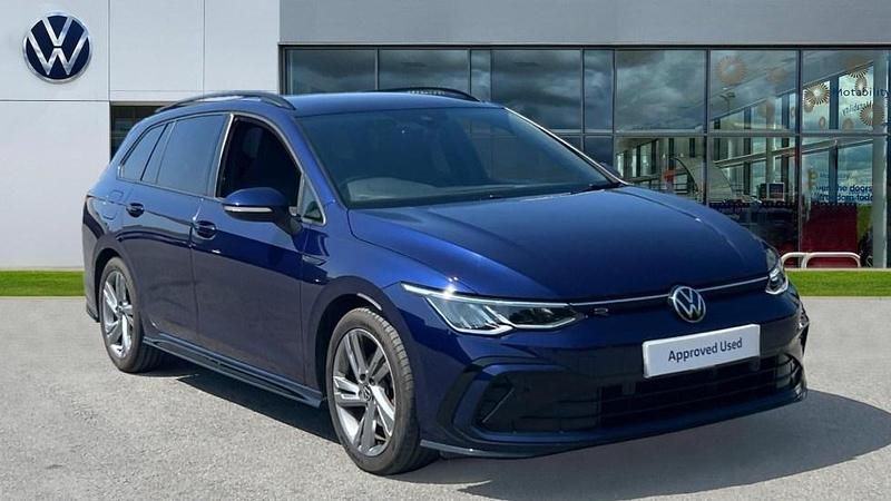 Blue Used 2022 VW Golf VIII R-line Estate | £20,868 (Fair price) - Image 1/4