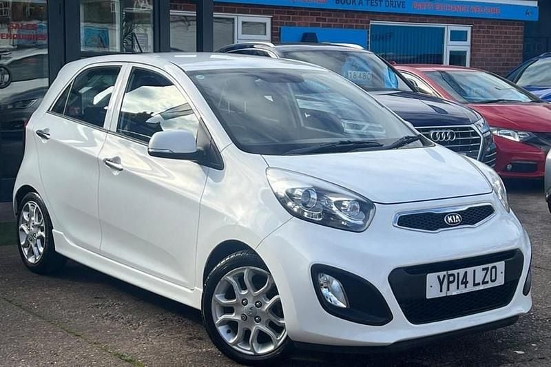White Used 2014 Kia Picanto 3 Hatchback | £4,280 (Good price) - Image 1/1