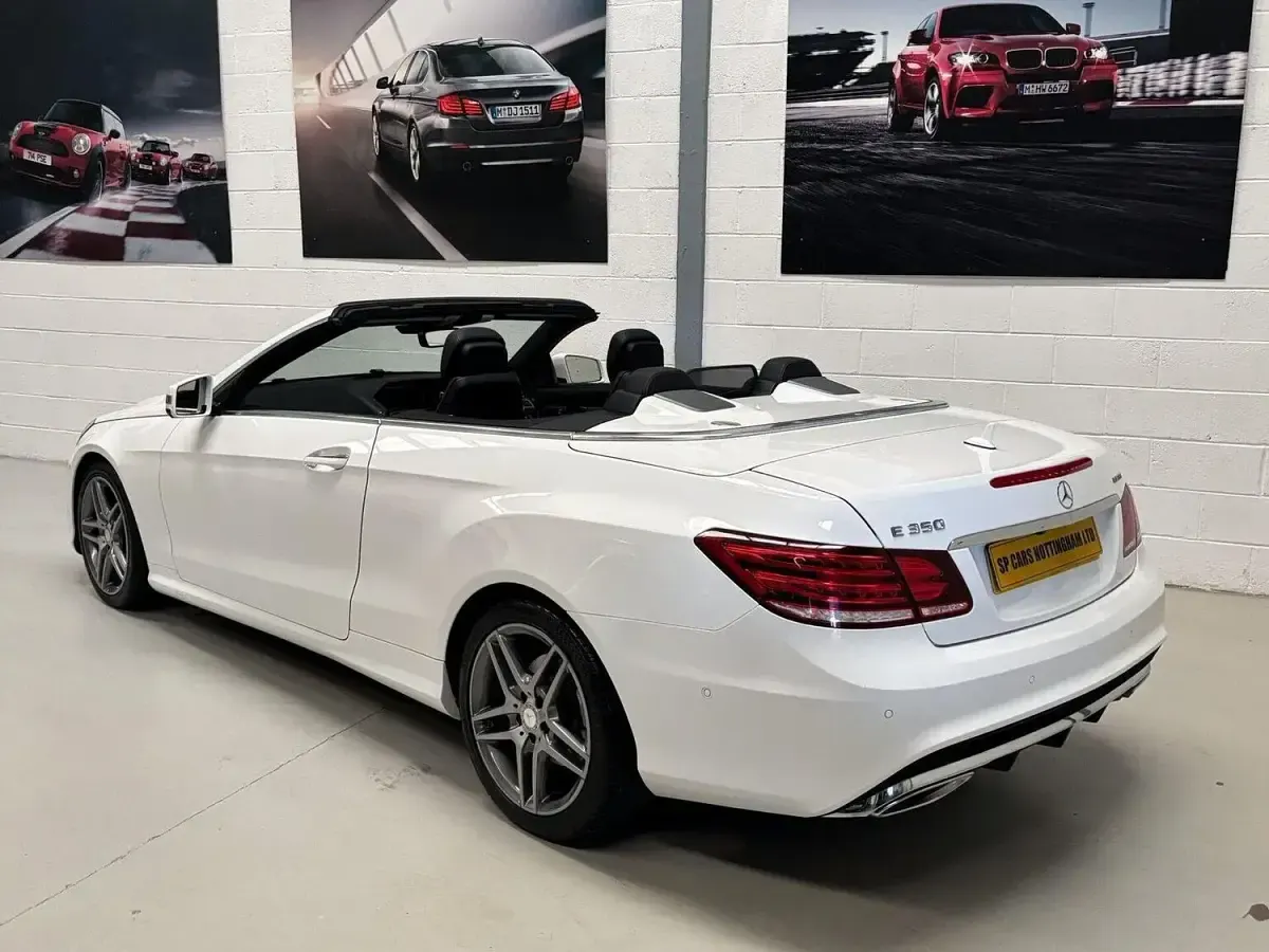 Used Mercedes E350 AMG line 2016 White Cabriolet