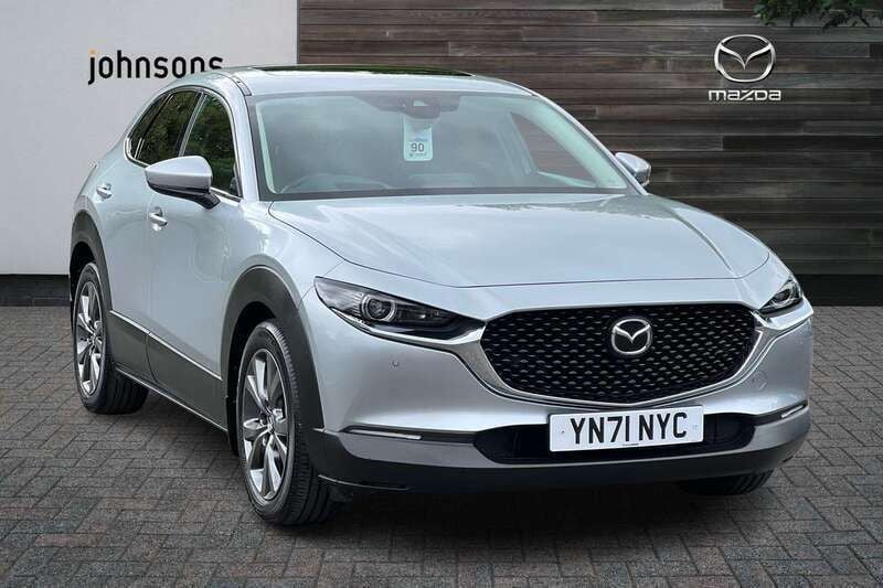 Silver Used 2021 Mazda CX-30 Inclusive SUV | £17,700 (Fair price) - Image 1/4