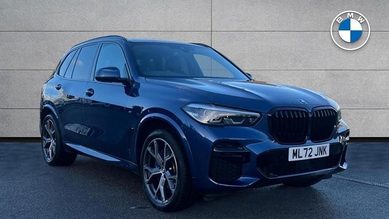 Blue Used 2022 BMW X5 M Sport SUV | £45,745 (Good price) - Image 1/4
