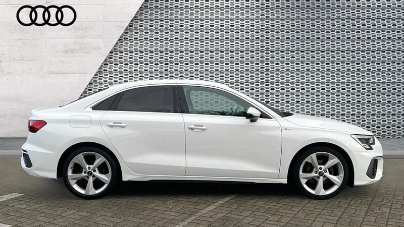 Used Audi A3 S-Line 150 HP (110 kW) 2022 White Sedan