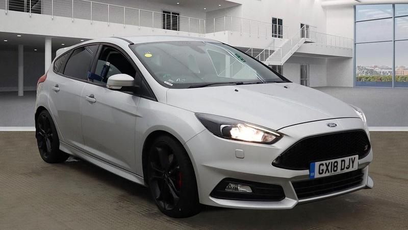 Silver Used 2017 Ford Focus ST Hatchback | £18,599 (Expensive) - Image 1/2