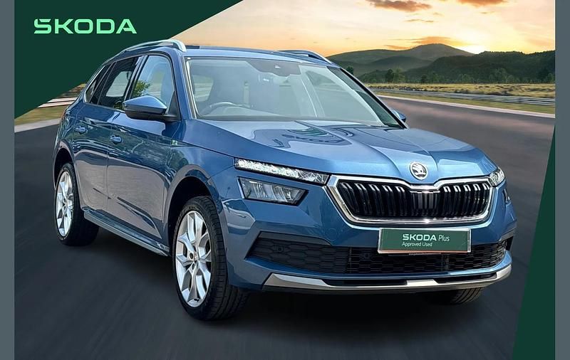 Used Skoda Kamiq SE L 115 HP (84 kW) 2020 Blue SUV