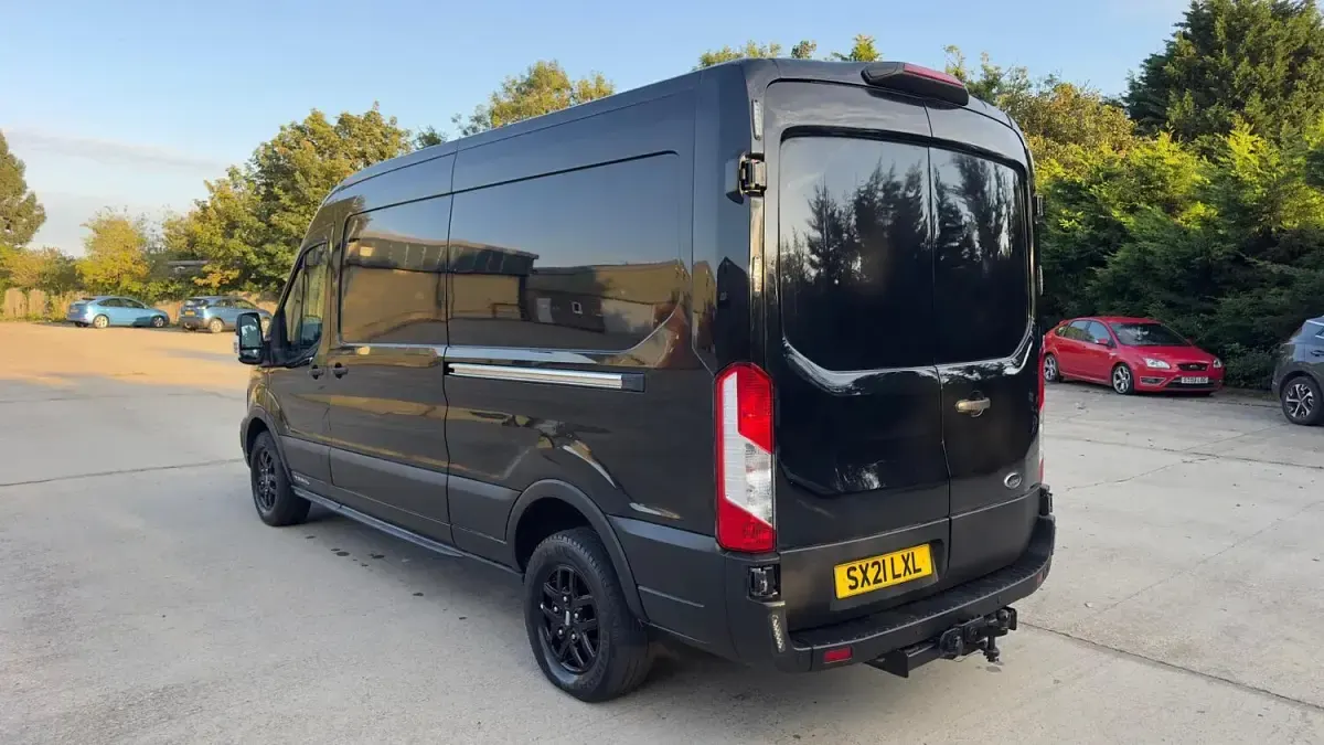 Used Ford Transit S 170 HP (125 kW) 2021 Black Van