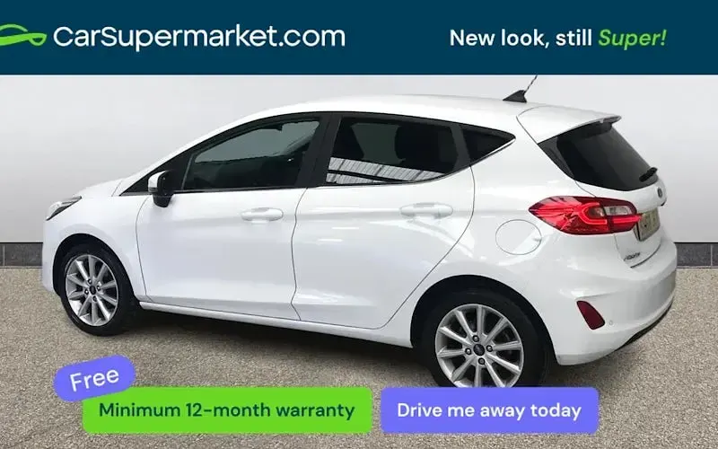 Usado Ford Fiesta Titanium 125 HP (91 kW) 2019 Branco Citadino