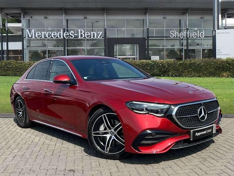 Red Used 2024 Mercedes E220 AMG Line Premium Sedan | £46,985 - Image 1/4