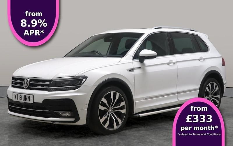 White Used 2019 VW Tiguan R-line SUV | £20,013 (Fair price) - Image 1/3