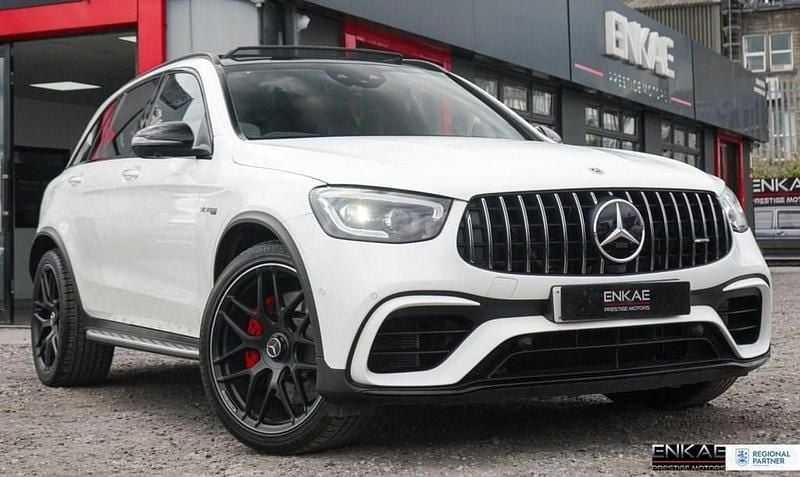 White Used 2021 Mercedes GLC63 AMG Premium Plus Estate | £55,995 (Fair price) - Image 1/4