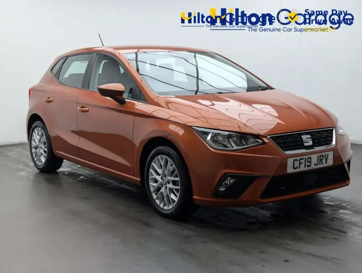 Begagnad Seat Ibiza SE Technology 80 HK (58 kW) 2019 Orange Halvkombi