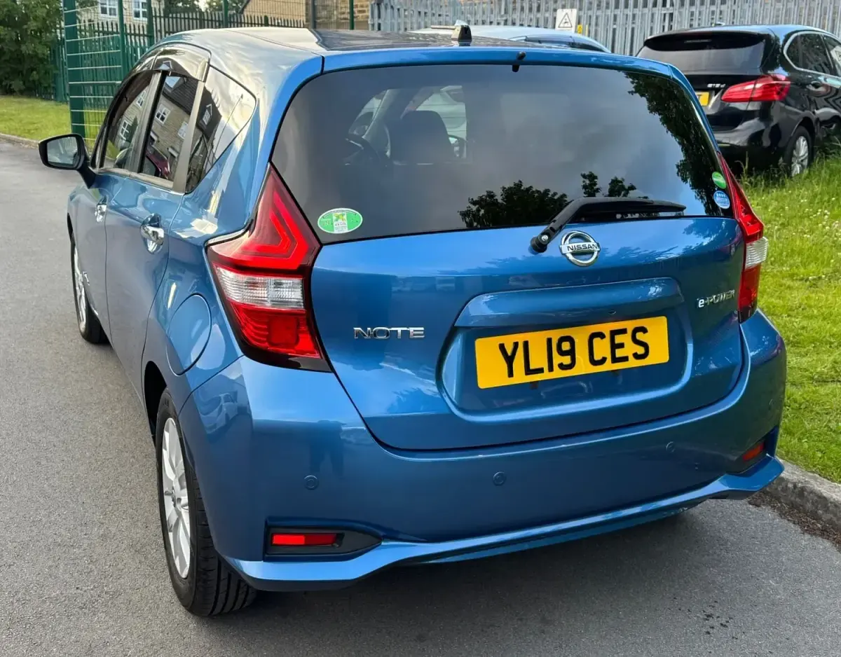 Used Nissan Note Acenta Limited Edition 79 HP (58 kW) 2019 Blue Hatchback