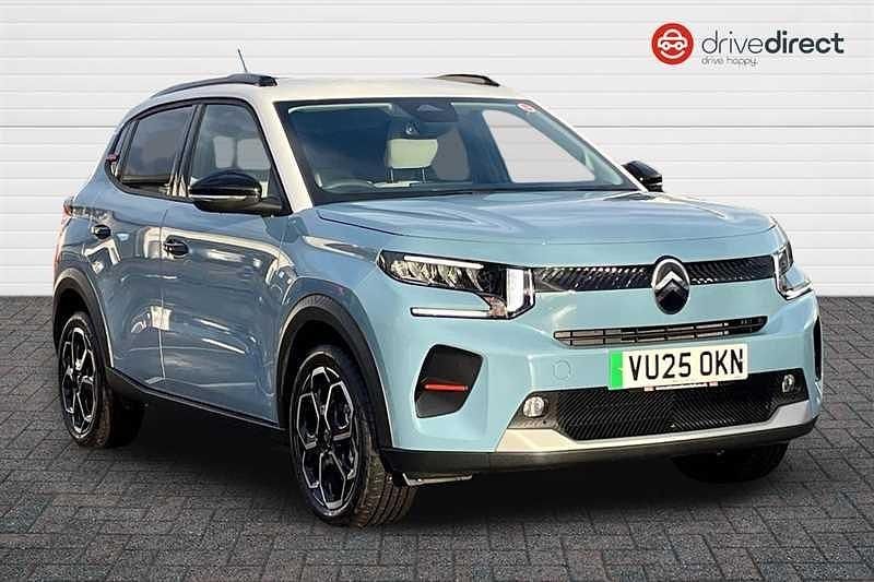 Blue New 2025 Citroën e-C3 Hatchback | £17,200 (Super price) - Image 1/4