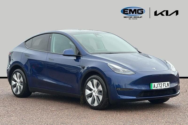 Used Tesla Model Y Long Range AWD 378 kW (514 HP) 2022 Blue SUV