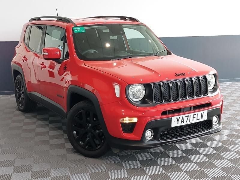 Red Used 2022 Jeep Renegade Night Eagle SUV | £15,498 (Fair price) - Image 1/4