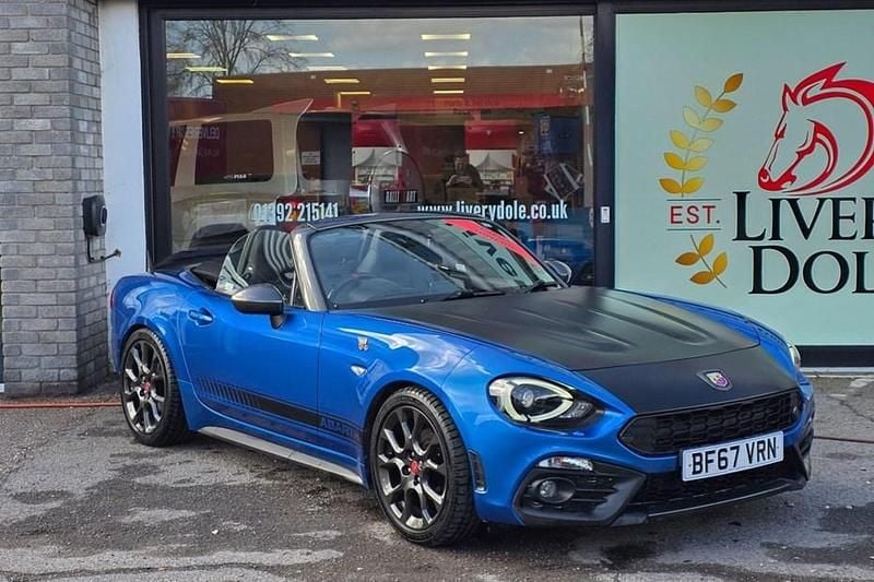 Used Abarth 124 Spider 170 HP (125 kW) 2017 Blue Cabriolet