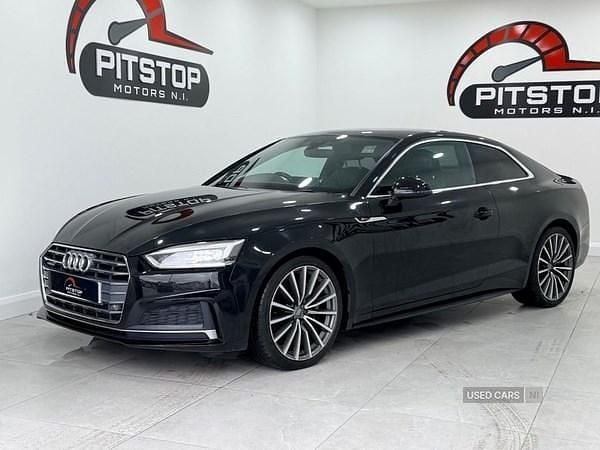 Used Audi A5 S-Line 190 HP (139 kW) 2018 Black Coupe