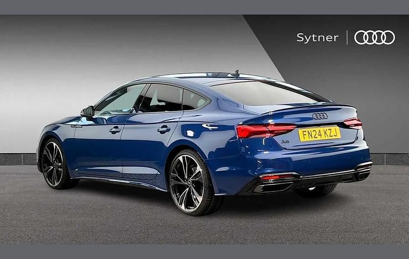 Used Audi A5 Sportback Black Edition 161 HP (118 kW) 2024 Blue Hatchback