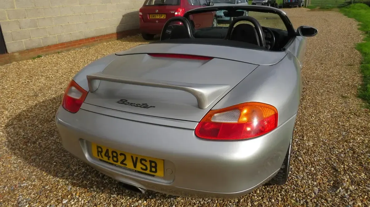 Used Porsche Boxster 204 HP (150 kW) 1998 Silver Cabriolet