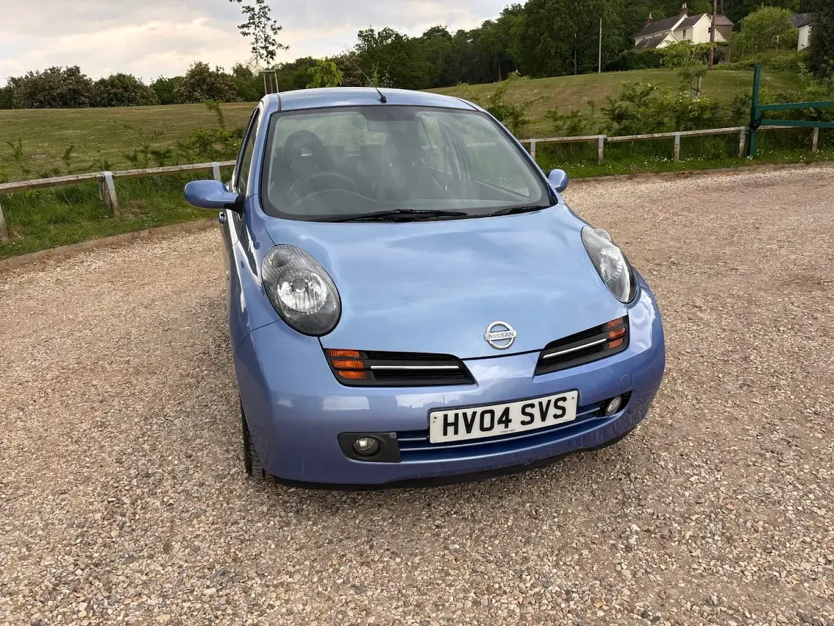 Used Nissan Micra 2004 Blue Hatchback