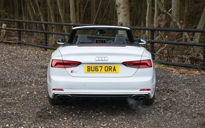 Used Audi S5 Cabriolet S-Line 354 HP (260 kW) 2017 White Cabriolet