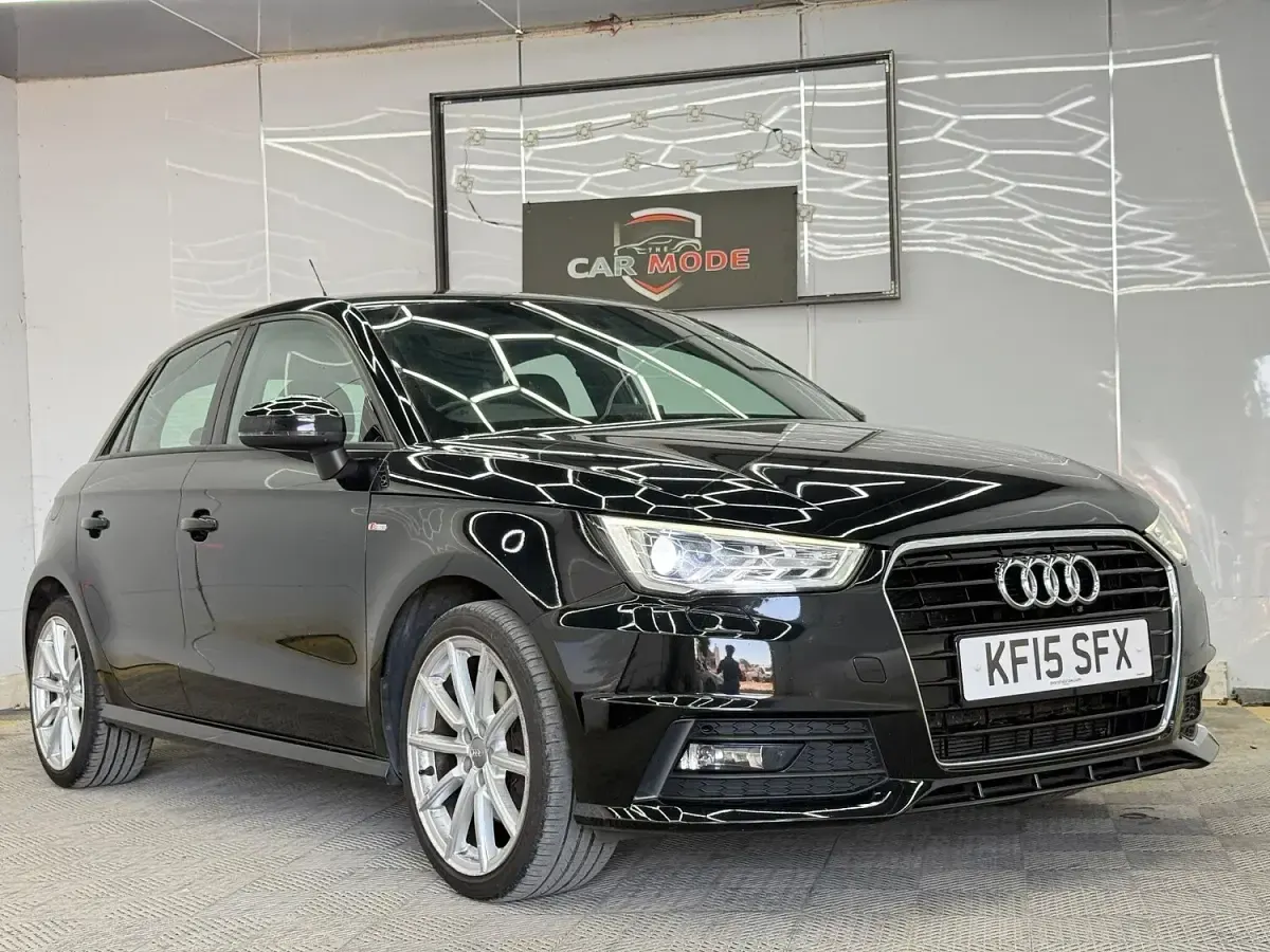 Used Audi A1 Sportback S-Line 125 HP (91 kW) 2015 Black Hatchback