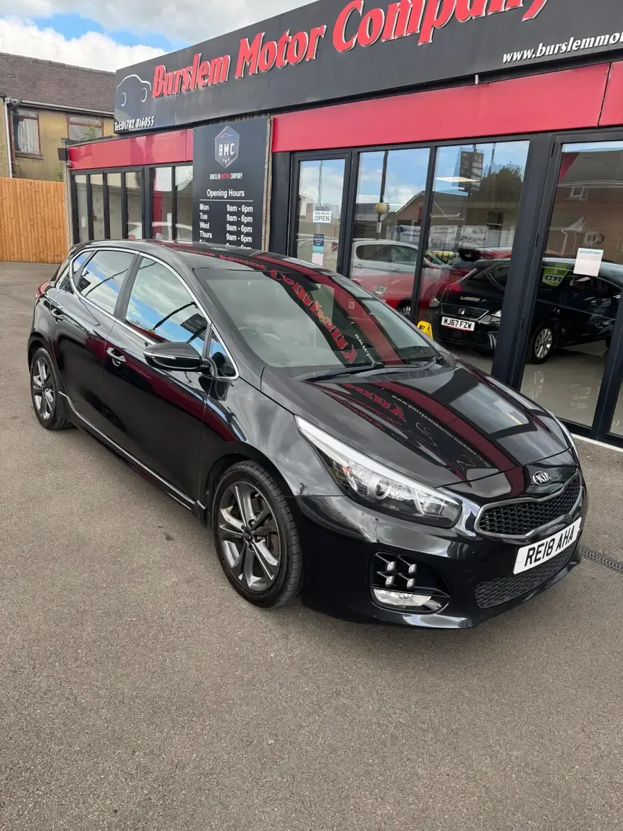 Used Kia Ceed GT-Line 136 HP (100 kW) 2018 Black Hatchback